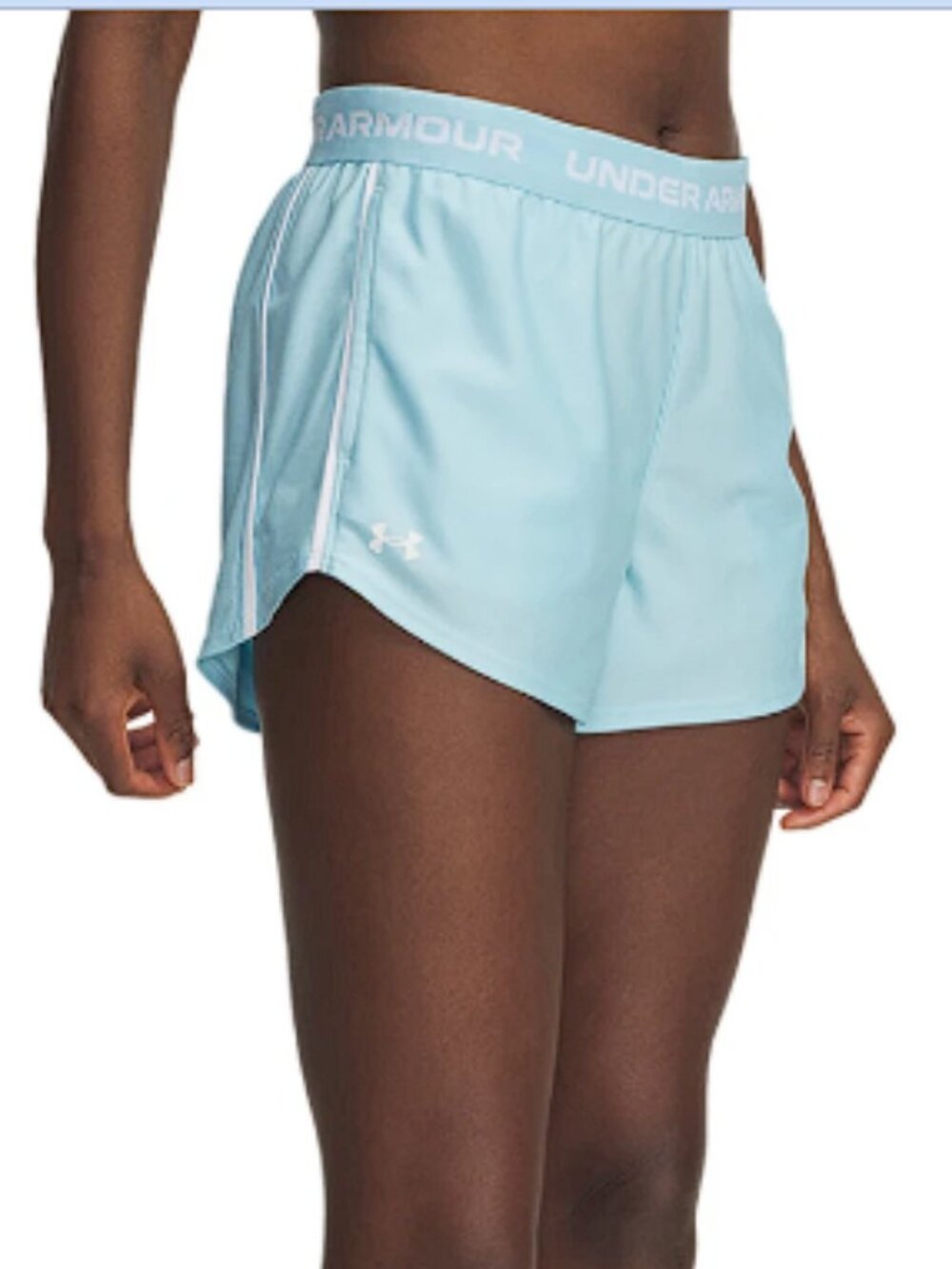 Under Armour Blue and White Loose fit Tech Play Up Shorts (L) NWT!